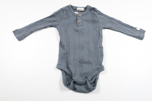 Ribbad body från Newbie - Storlek 62 - Blå