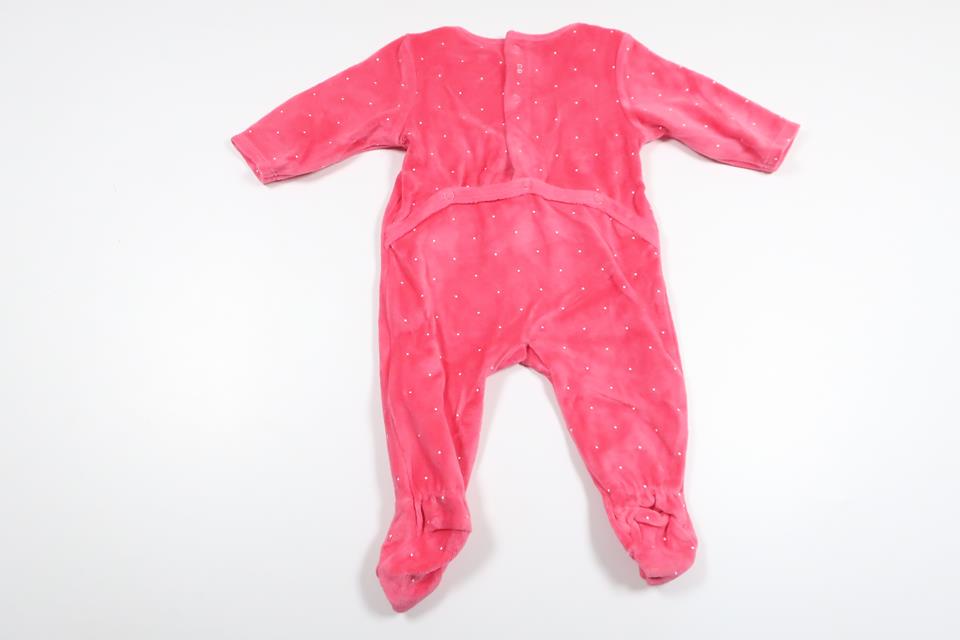 Jumpsuit i fleece från Obaïbi - Storlek 56/62 - Rosa