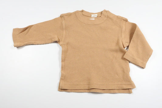 Stickad tröja från H&M - Storlek 74 - Gul