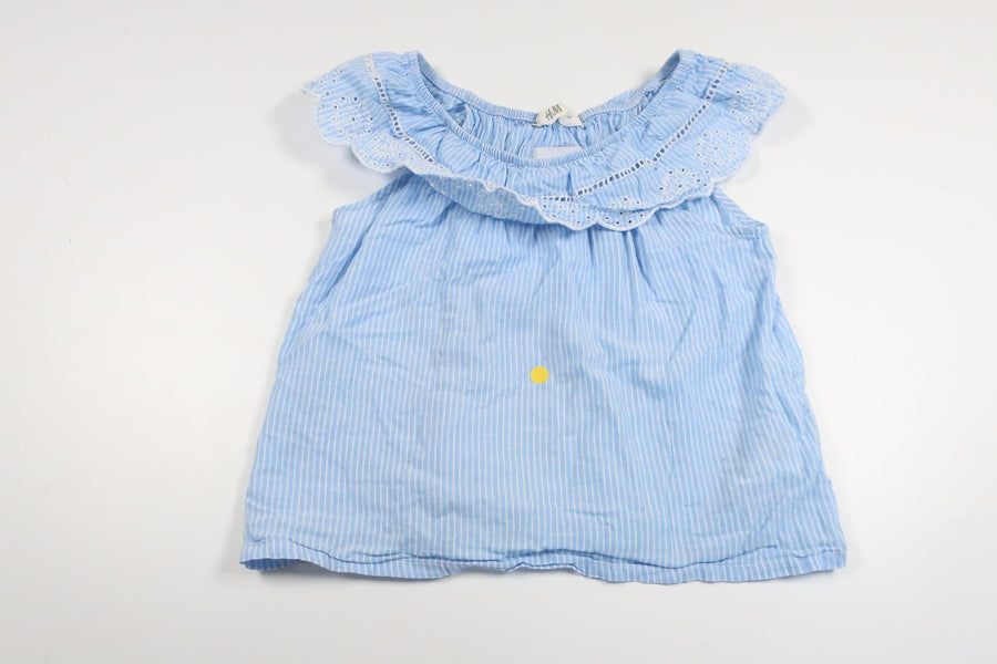 Randig tunika från H&M - Storlek 122 - Blå