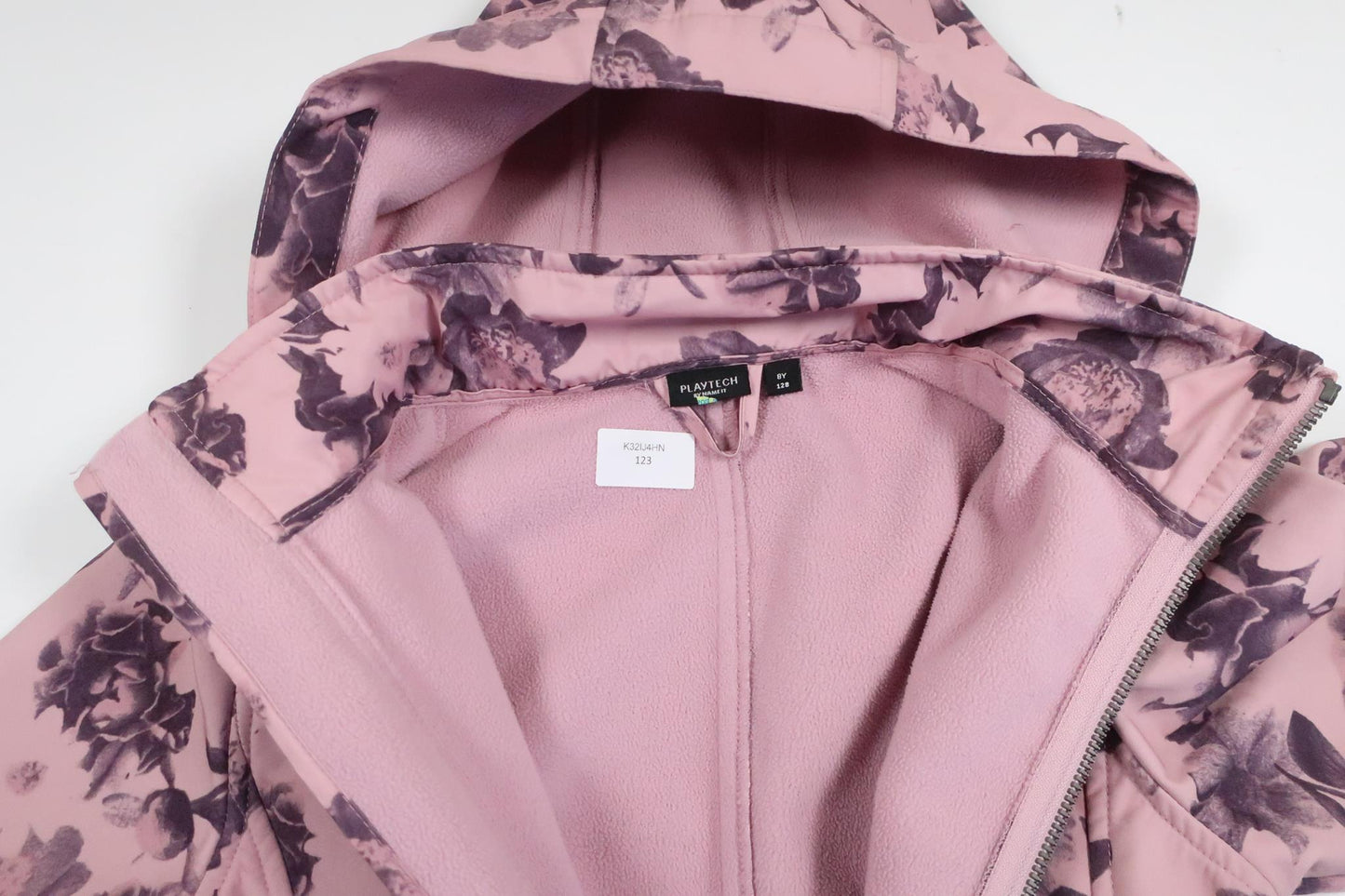Softshelljacka/lång kappa från Name It - Storlek 128 - Rosa
