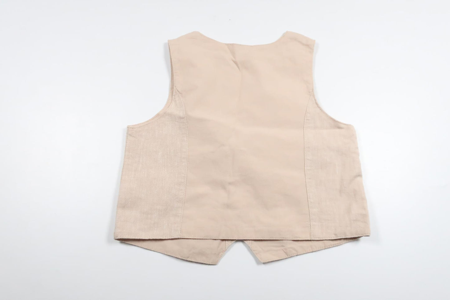 Kostymväst i linnemix från H&M - Storlek 80 - Beige