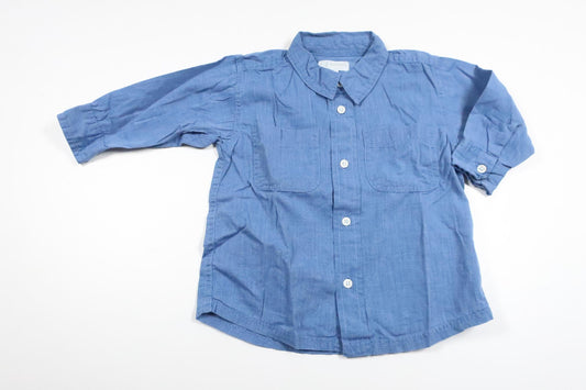 Skjorta från H&M - Storlek 74 - Blå