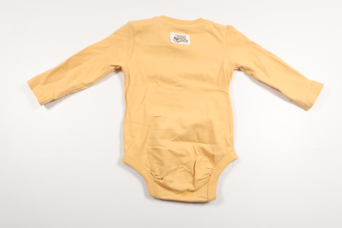 Body med Musse Pigg från Cubus - Storlek 62 - Gul