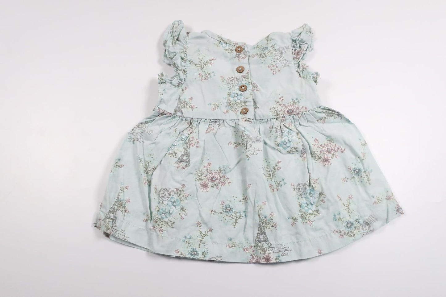 Blommiga klänning från Newbie - Storlek 62 - Blå