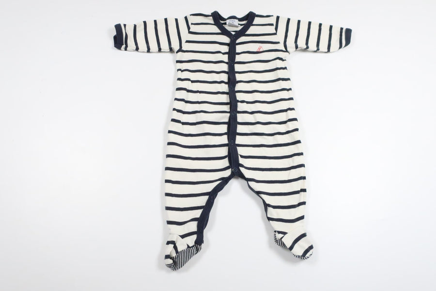 Pyjamas från Petit Bateau - Storlek 56/62 - Vit