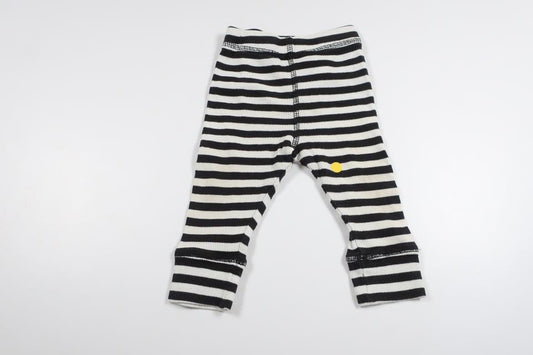 Ribbade byxor från Lindex - Storlek 68 - Svart