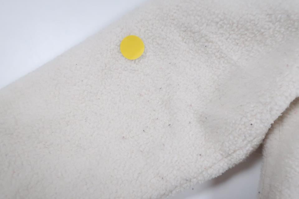 Kofta i fleece från il gufo - Storlek 74 - Benvit