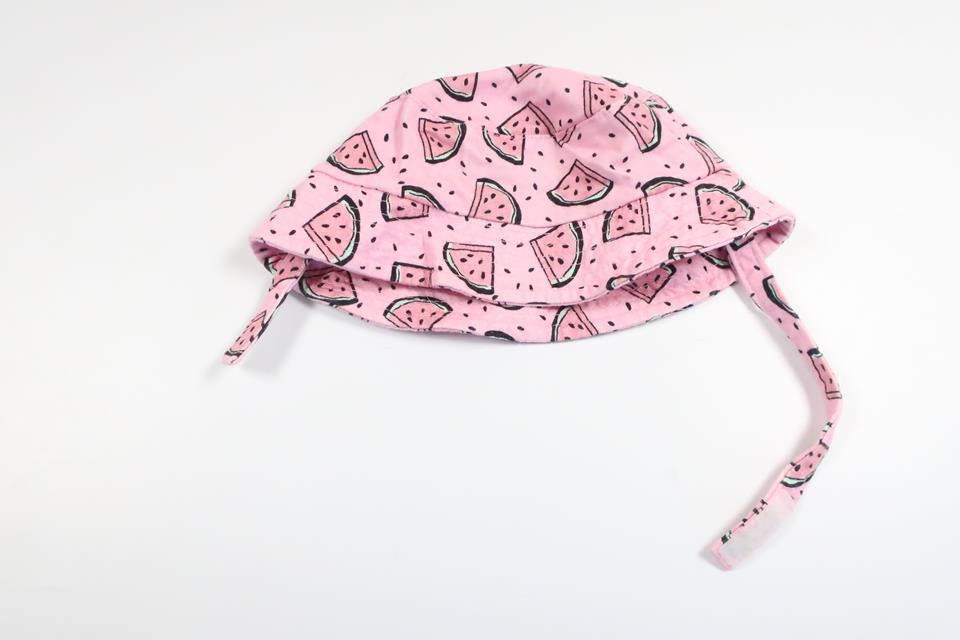 Solhatt med meloner från ICA I Love Eco - Storlek 68/74 - Rosa