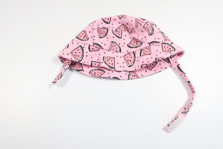 Solhatt med meloner från ICA I Love Eco - Storlek 68/74 - Rosa