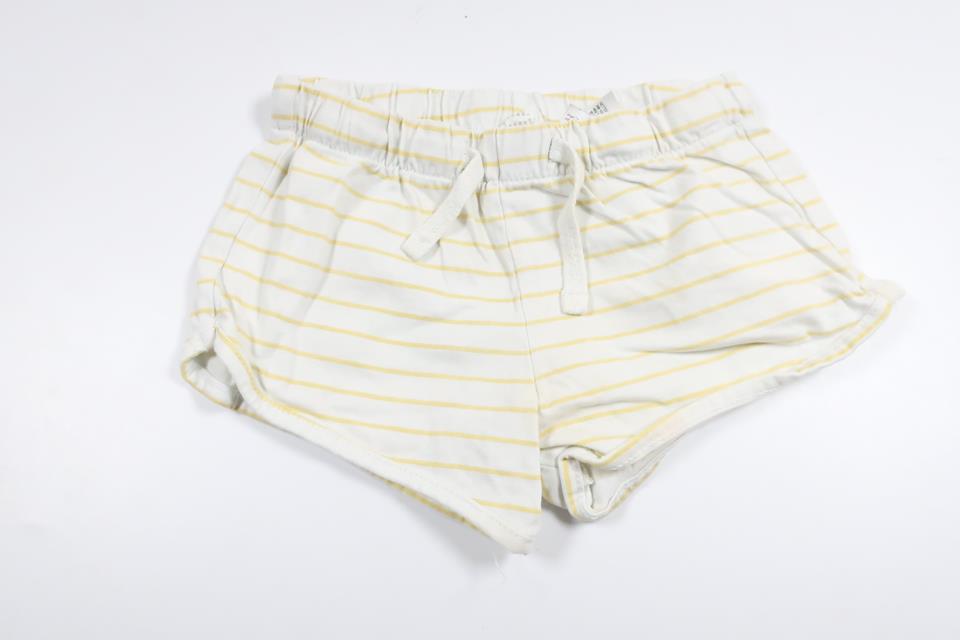 Randiga shorts från H&M - Storlek 80 - Vit