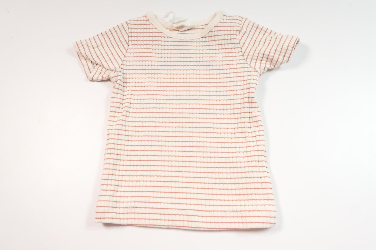 Ribbad tröja från H&M - Storlek 68 - Benvit