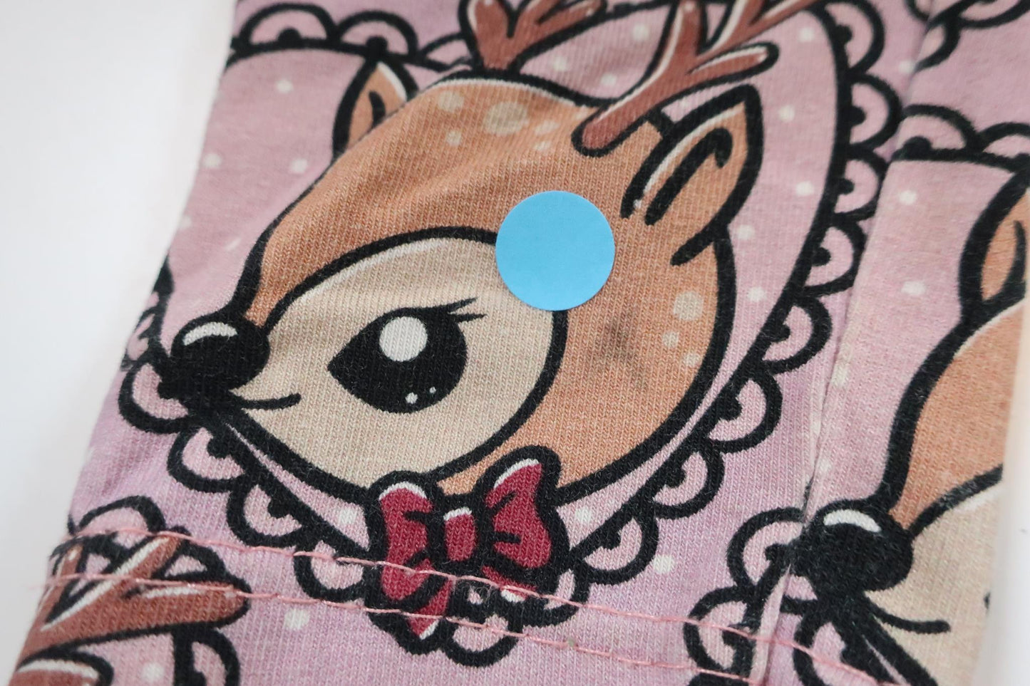 Klänning med renar från Okänt - Storlek 104 - Rosa