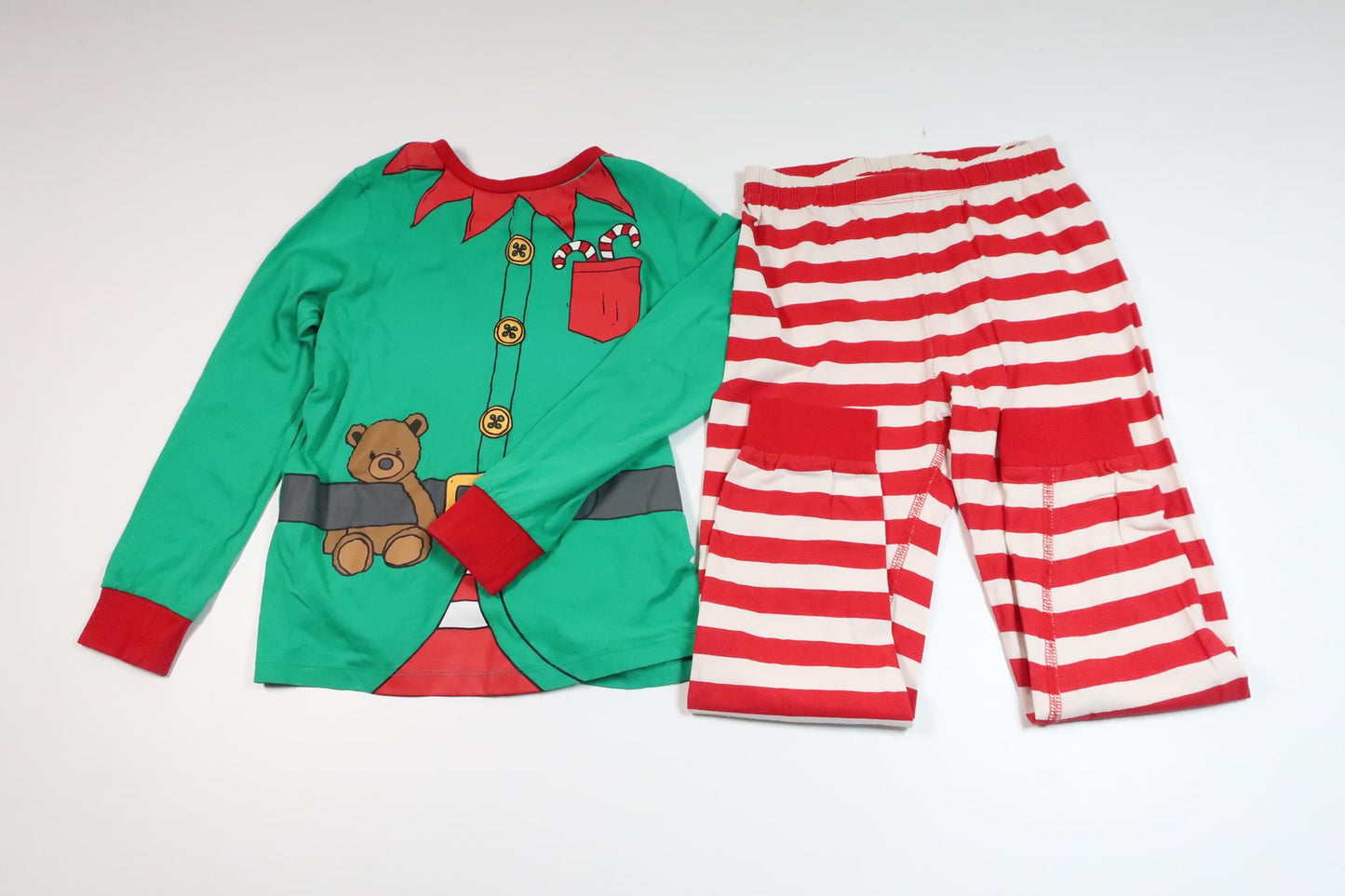 Tomtenisse dräkt från H&M - Storlek 122/128 - Grön