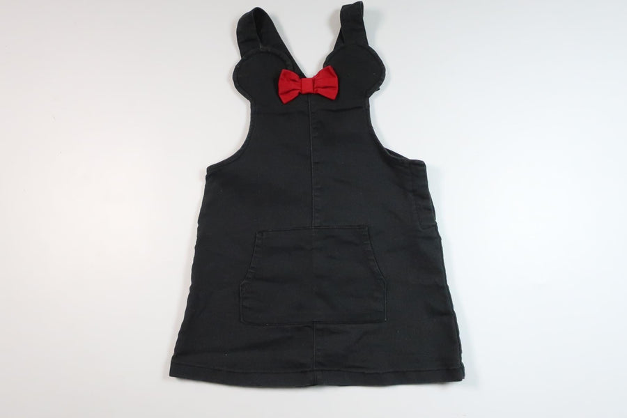 Hängselklänning med Mimmi från H&M - Storlek 92 - Svart