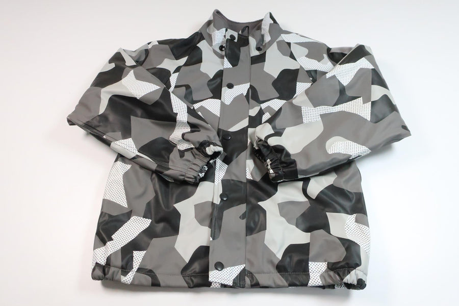 Fodrad regnjacka från Rusk - Storlek 122/128 - Grå