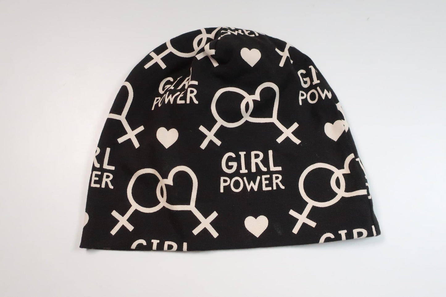 Mössa Girl Power från Just 4 You - Storlek 98/104 - Svart