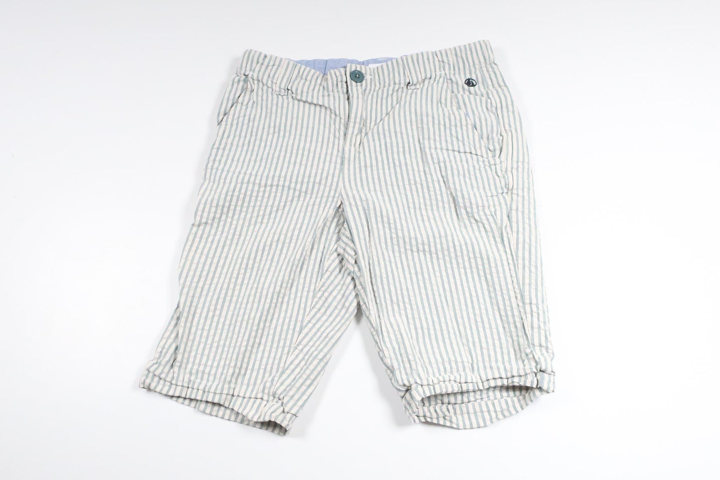Striped shorts from Petit Bateau - Size 128 - Blue