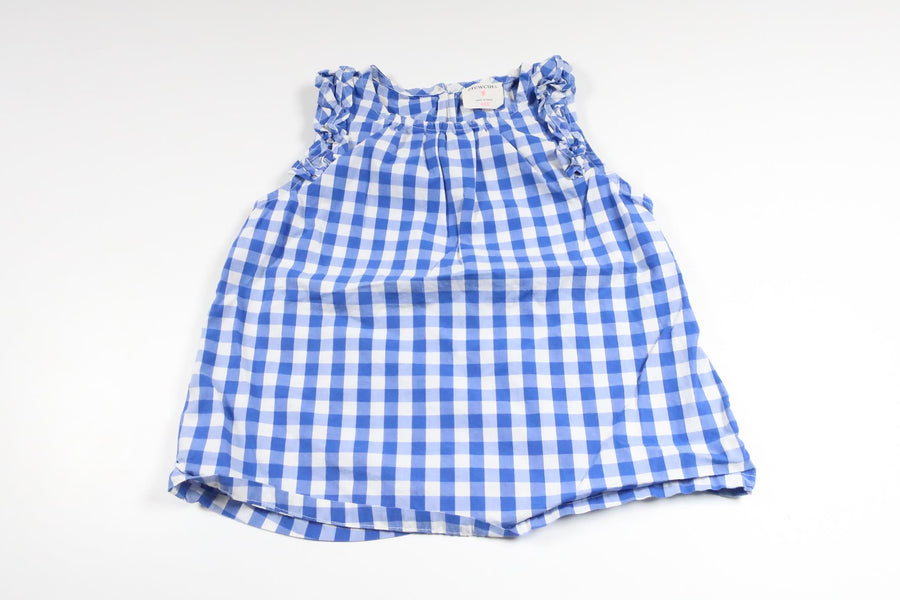 Rutig tunika från Crewcuts - Storlek 98/104 - Blå