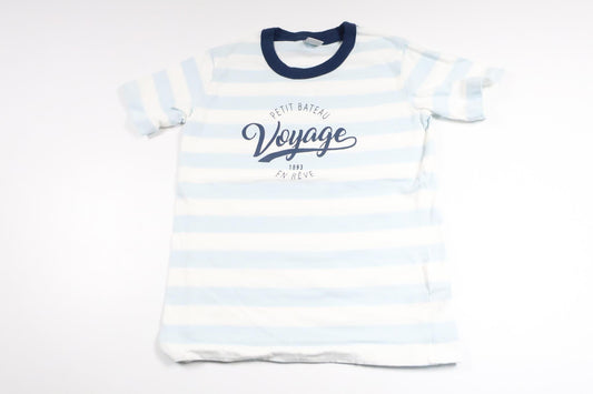 T-shirt från Petit Bateau - Storlek 128 - Blå