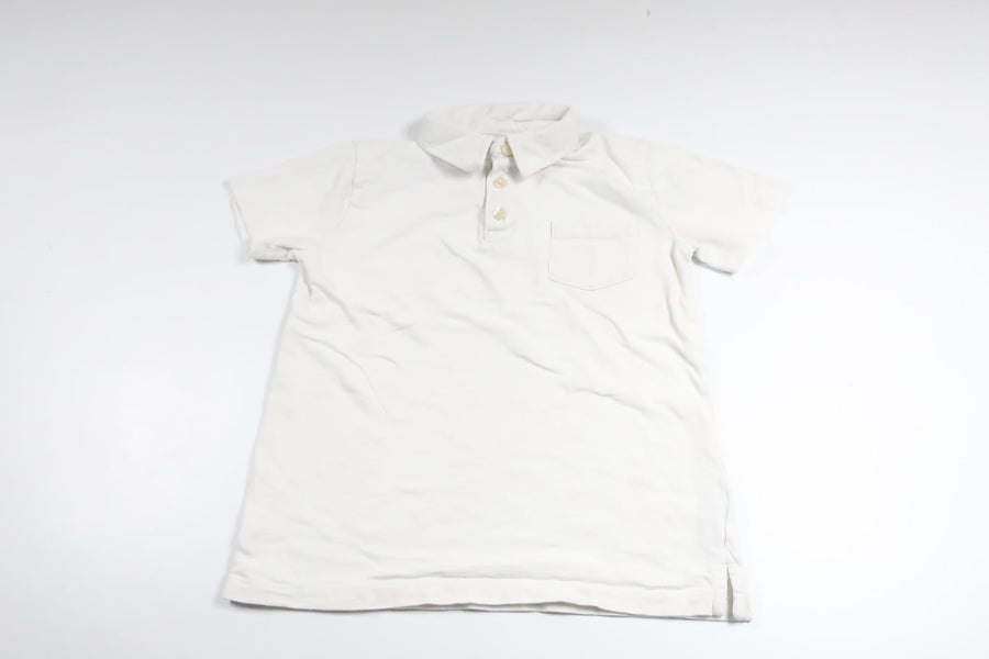 Pikétröja från Crewcuts - Storlek 122/128 - Vit
