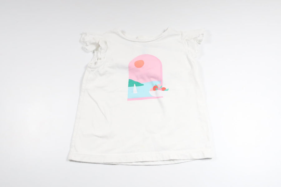 Linne från Jacadi Paris - Storlek 104 - Vit