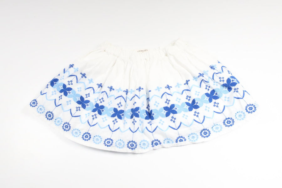 Kjol från Crewcuts - Storlek 86/92 - Vit