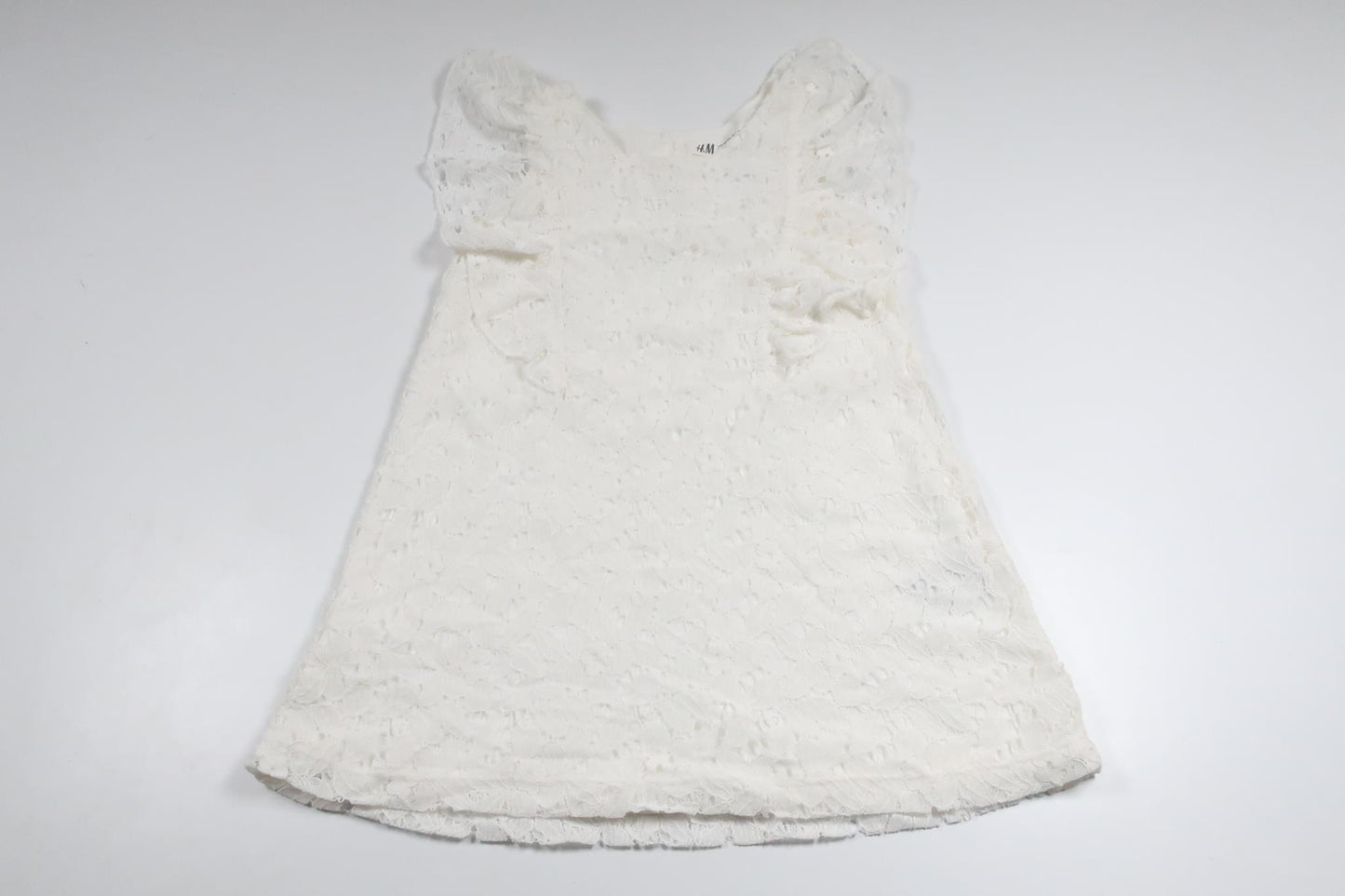 Spetsklänning från H&M - Storlek 98/104 - Vit