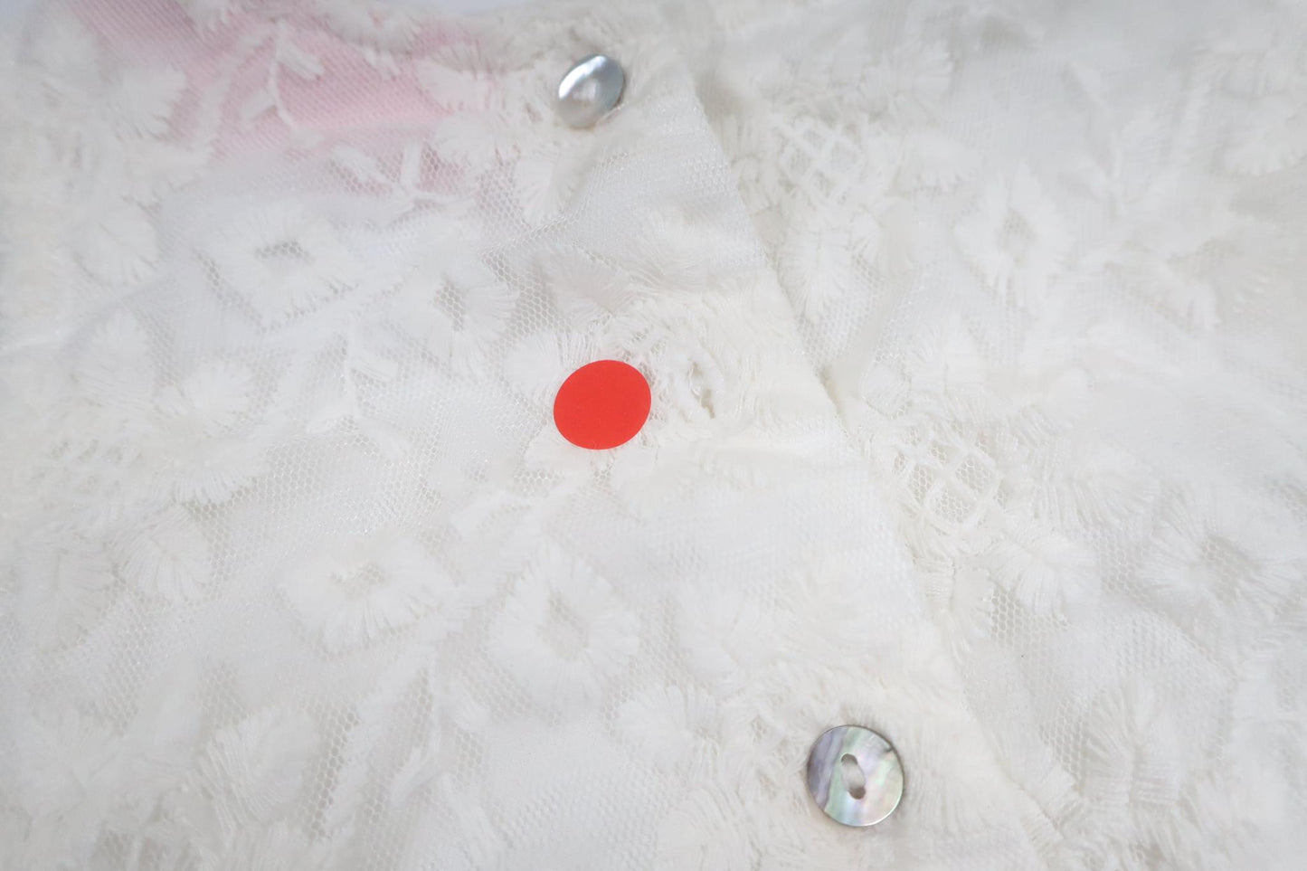 Spetsklänning från Knot So Bad - Storlek 104 - Vit