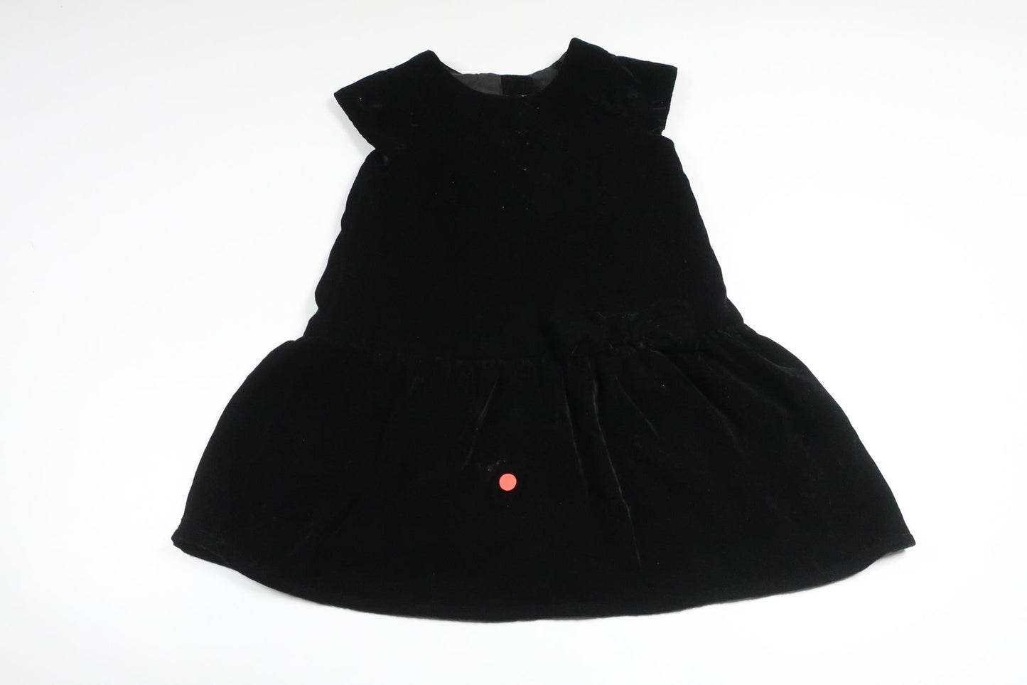 Klänning i velour från H&M - Storlek 98 - Svart