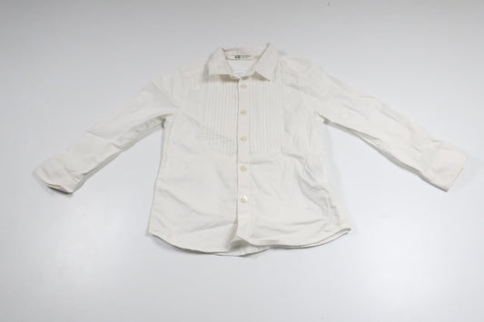 Finskjorta från H&M - Storlek 98 - Vit