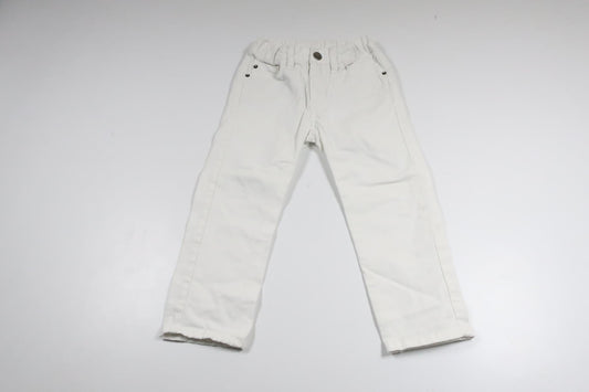 Jeansbyxor från H&M - Storlek 98 - Vit