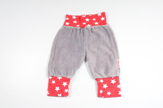 Byxor i fleece från Liten Jag - Storlek 56 - Grå