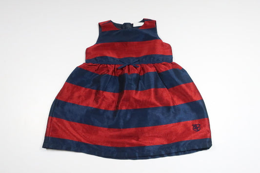 Randig festklänning från Hampton Republic - Storlek 68 - Röd