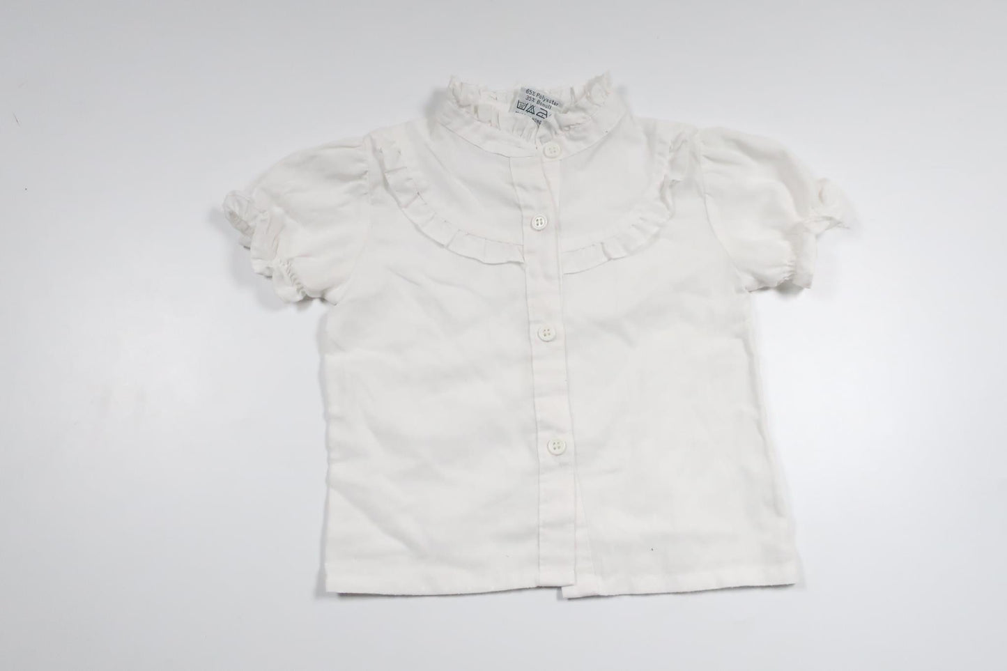 Prickig blus från Tempo - Storlek 70 - Vit