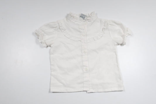 Prickig blus från Tempo - Storlek 70 - Vit