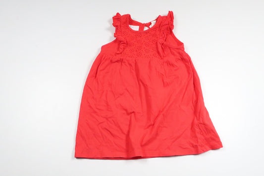 Klänning från H&M - Storlek 80 - Röd