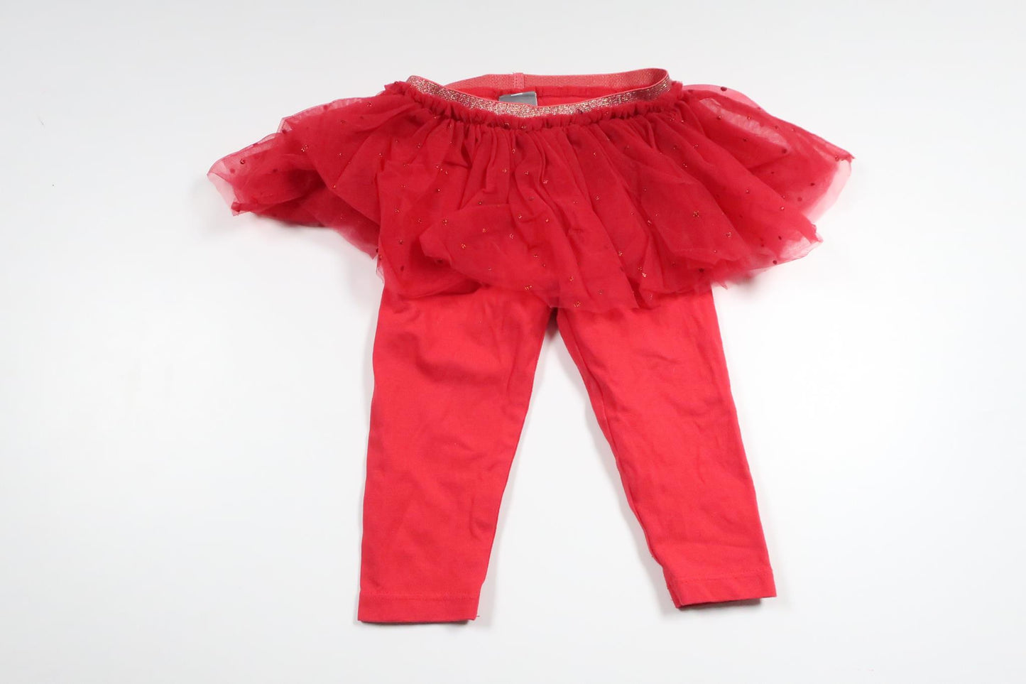 Byxor med inbyggd tyllkjol från Next - Storlek 68 - Röd