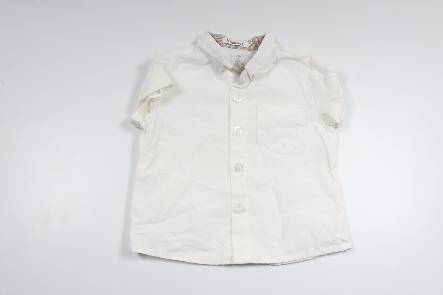 Skjorta från Kimocat - Storlek 68 - Benvit