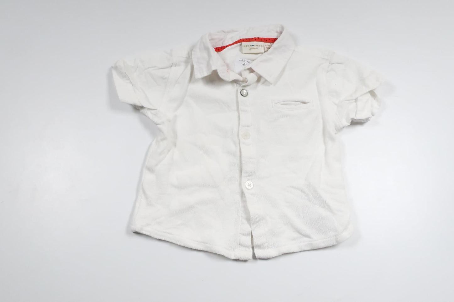 Skjorta från Signature Juniors - Storlek 68 - Vit