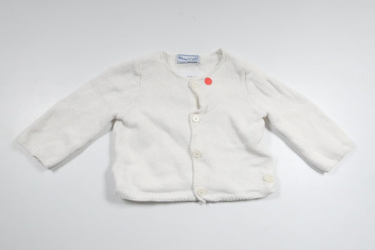 Stickad kofta från Mayoral - Storlek 62/68 - Vit