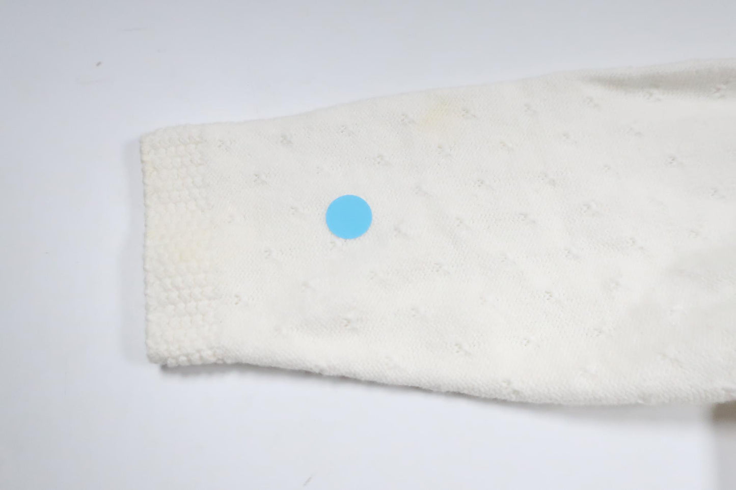 Stickad kofta från Newbie - Storlek 62 - Vit