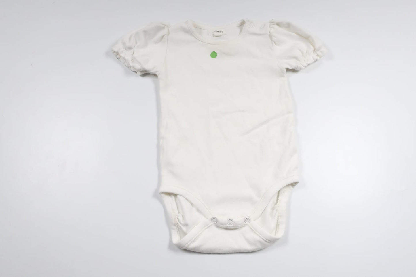 Body från Newbie - Storlek 74 - Vit