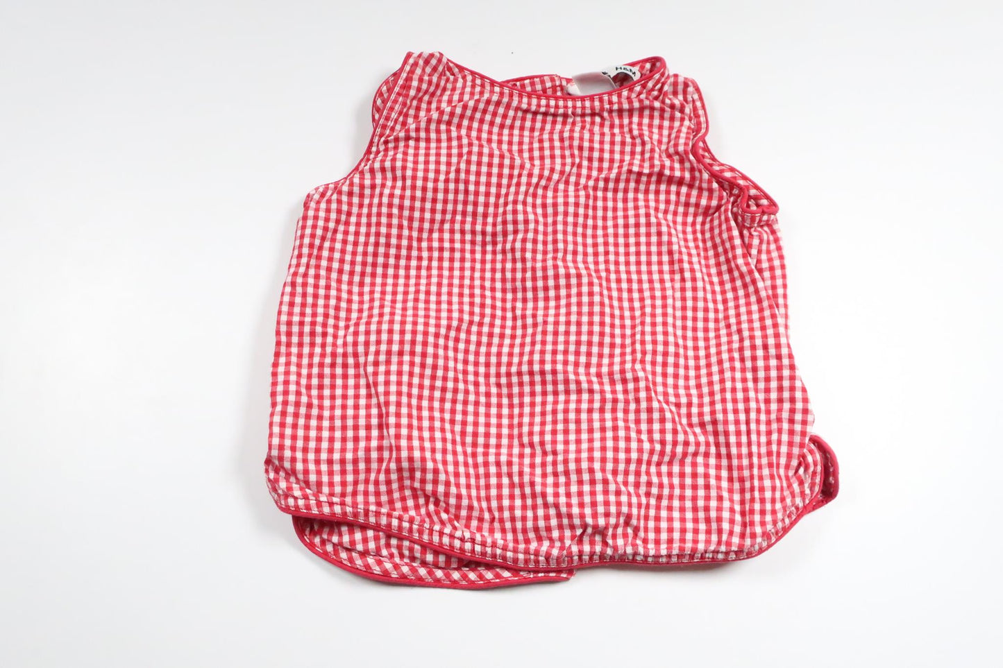 Rutig tröja från H&M - Storlek 86 - Röd