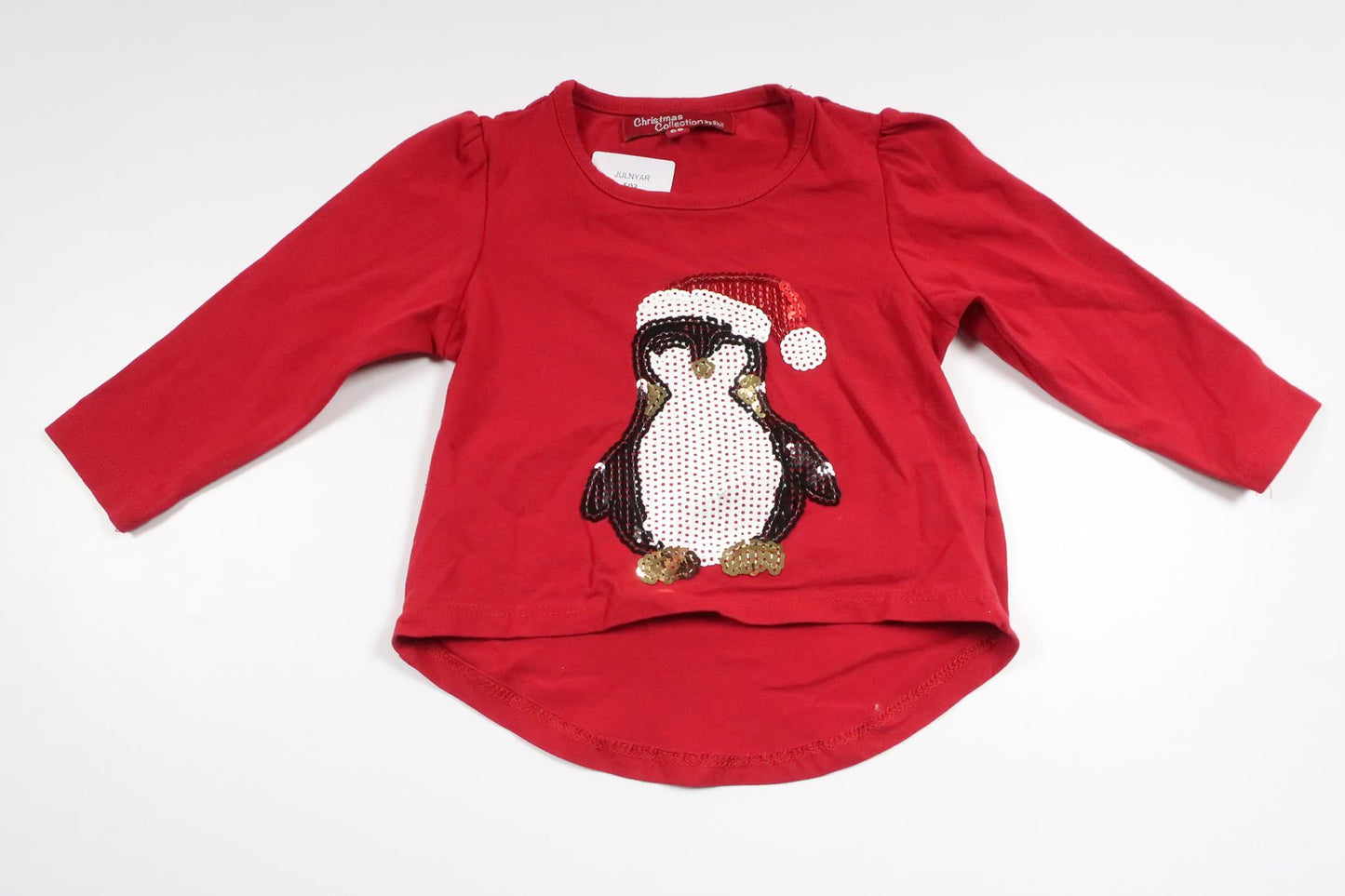 Tröja med julmotiv från Skill - Storlek 68 - Röd