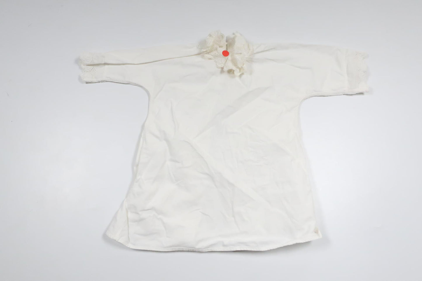 Lucialinne med krage från Okänt - Storlek 62/68 - Vit