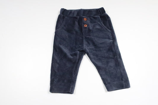 Byxor i fleece från Hust & Claire - Storlek 68 - Marinblå