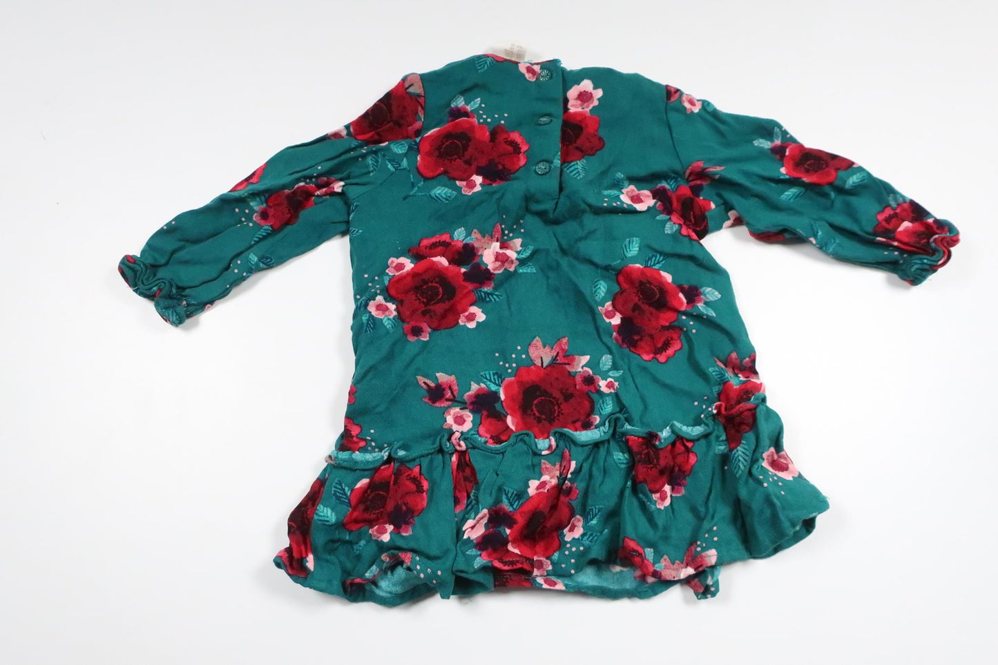 Blommig klänning från H&M - Storlek 68 - Grön