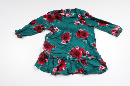 Blommig klänning från H&M - Storlek 68 - Grön