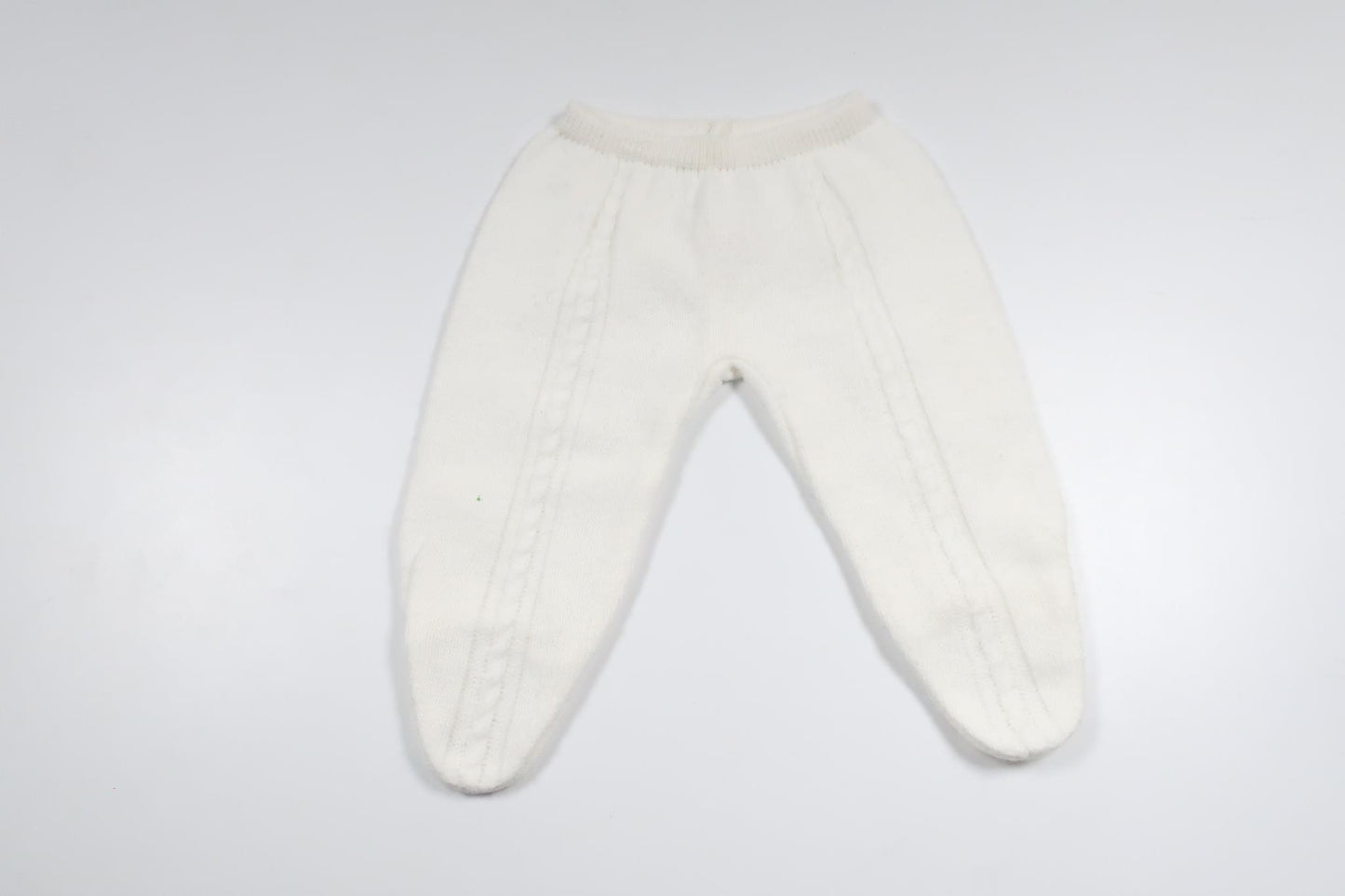 Stickade byxor från Okänt - Storlek 50 - Vit